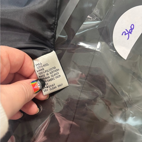 Talbots Wool Classic Houndstooth Blazer Old Money Classic Office Petite Size 10 - Picture 5 of 7